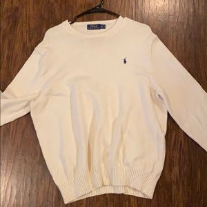 Polo cream crew neck